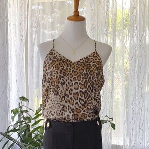 Banana Republic - Leopard Print Cami Blouse